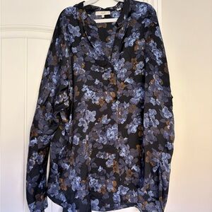 Vince Silk floral shirt